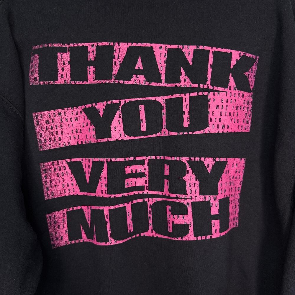 Spice Girls Sweatshirt Womens Large Stop Lyrics Sweater Official Merch Black - Picture 5 of 9